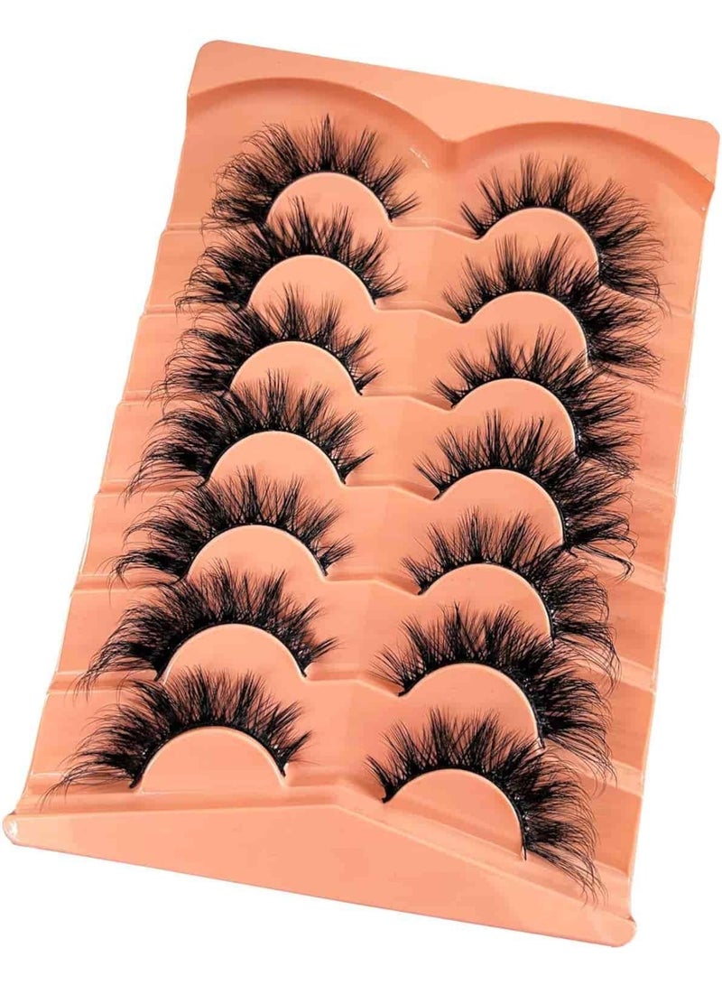 أنمي 7 أزواج رموش العين الرموش الصناعية رقيق حجم جلدة - Image 3