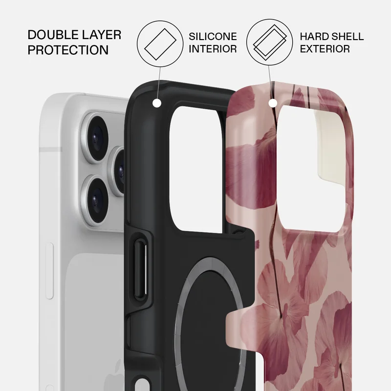 BURGA Burga iPhone 17 Pro Max Tender Kiss Premium Case Compatible with Hybrid Dual-Layer Hard Shell + Silicone Protection - Scratch-Resistant Shockproof Mobile Cover