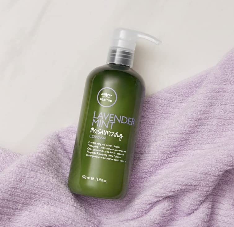 Tea Tree Lavender Mint Moisturizing Cowash, Cleansing Conditioner, For Coarse, Curly + Dry Hair, 33.8 fl. oz. - Image 2