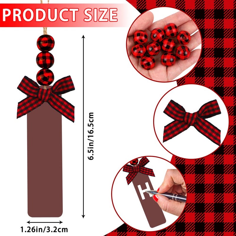 Ximishop 4 قطع جوارب عيد الميلاد مقاس 45.72 سم كابل شخصي كبير محبوك لعيد الميلاد معلق ديكورات تخزين مع علامات الاسم لديكور الأسرة في عطلة عيد الميلاد (أحمر وأبيض) - Image 3