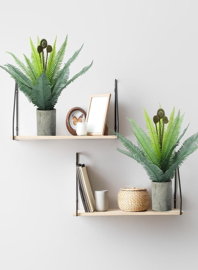 FAVOWREATH 2 Pack Small Fake Plants Potted Artificial Plants for Home Decor Office Room Farmhouse Indoor Table Bathroom Decor - Image 5