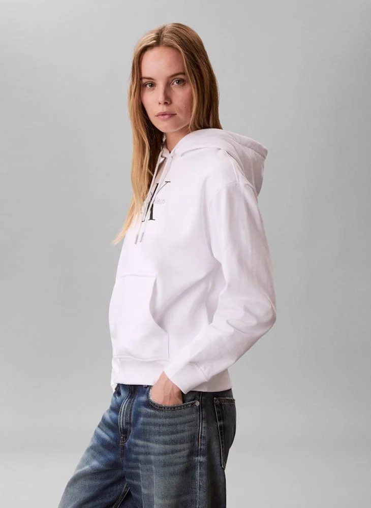 Calvin Klein Jeans  Graphic Pullover Hoodie for Women | Best Price UAE