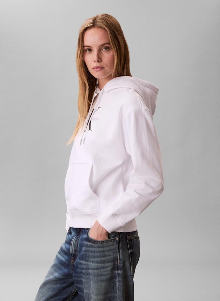 Calvin Klein Jeans Graphic Pullover Hoodie - Image 3