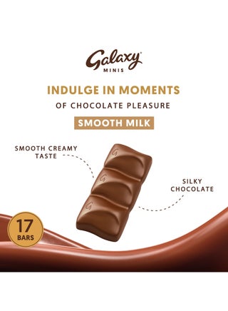 Chocolate Minis Smooth Milk Mini Chocolate Bars 212.5gm - view 2