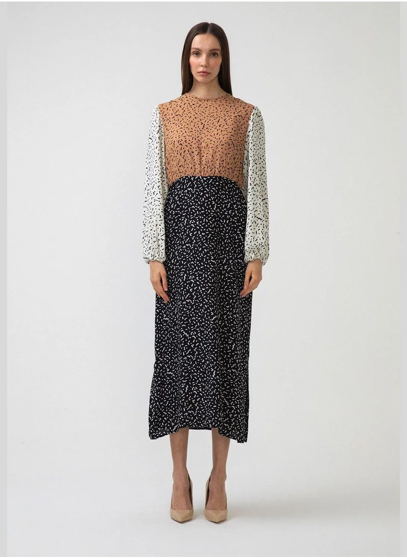 تاتشي MULTICOLORED PATTERNED DRESS