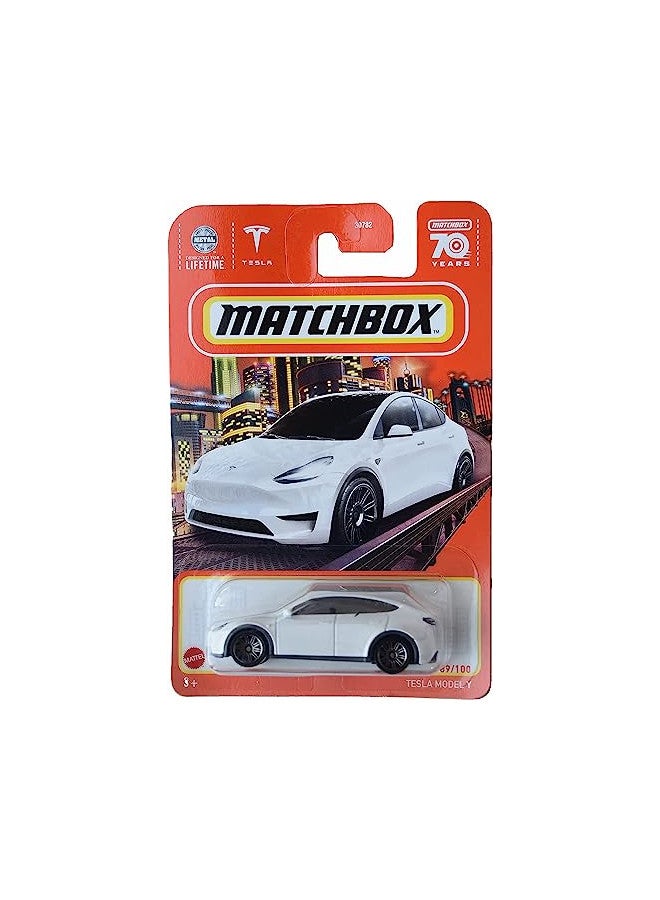 Matchbox Tesla Model Y, 70 Years 89/100 [White] - Image 1