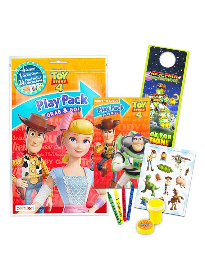 Bendon Disney Pixar Toy Story Party Favors For Kids Bundle With 15 Toy Story Activity Play Packs With Coloring Book Stickers Door Hanger Stamper And More (Disney Birthday Supplies) - Image 3