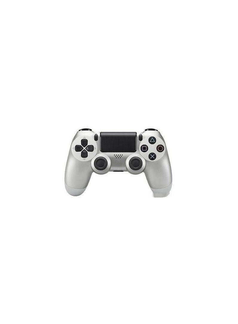 Wireless Gaming Controller for PS4 - Silver | High Precision, Ergonomic Design, Long Battery Life