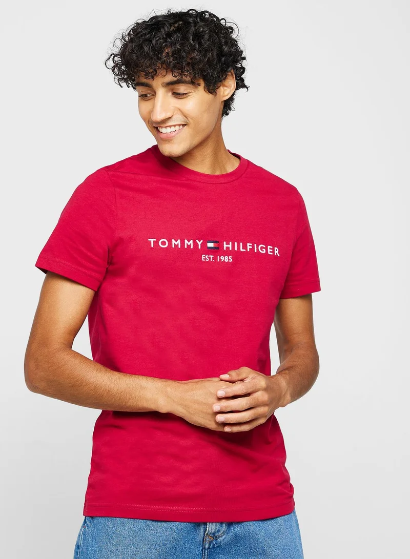TOMMY HILFIGER Logo Crew Neck T-Shirt