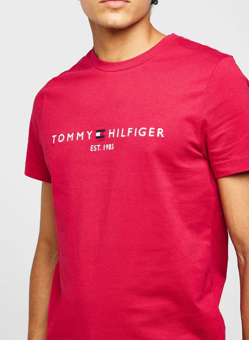TOMMY HILFIGER Logo Crew Neck T-Shirt