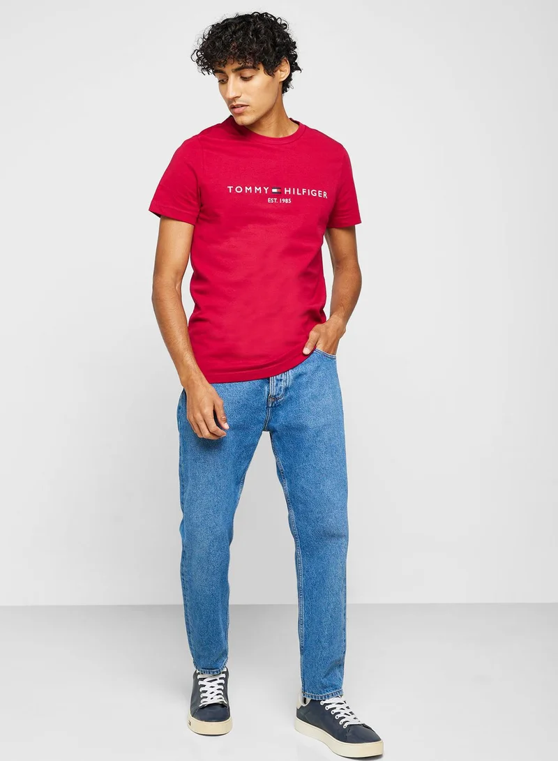 TOMMY HILFIGER Logo Crew Neck T-Shirt