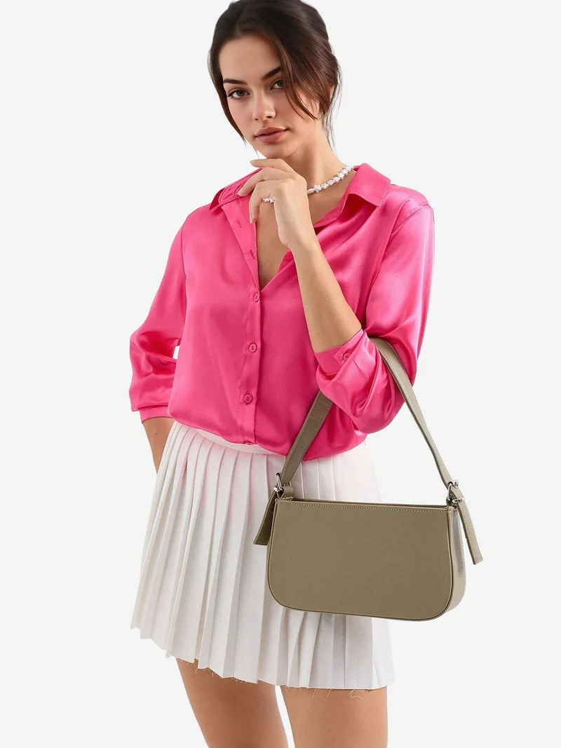 Big Dart BDART Solid Woven Polyester Shoulder Bag