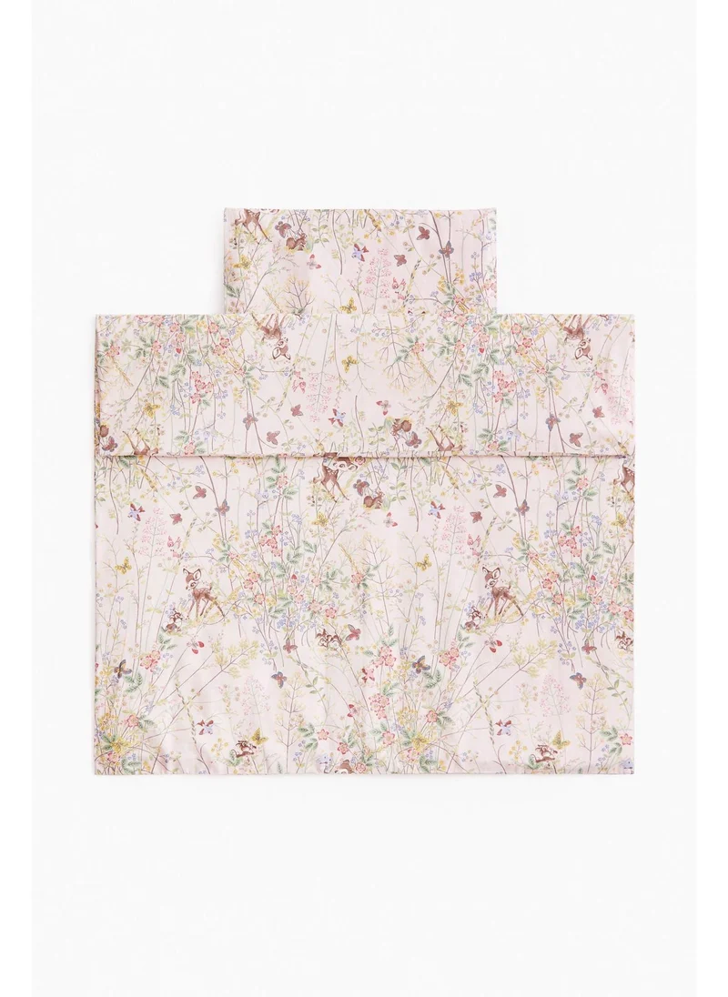 H&M Cot duvet cover set