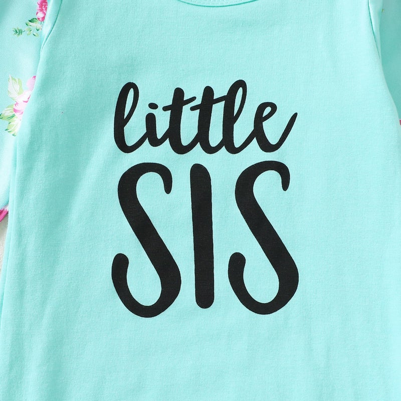 AMAWMW Newborn Baby Girl Floral Sleeper Gowns Little Sister Nightgown Outfit Baby Girl Shower Gifts Stuff Essential Item - Image 4