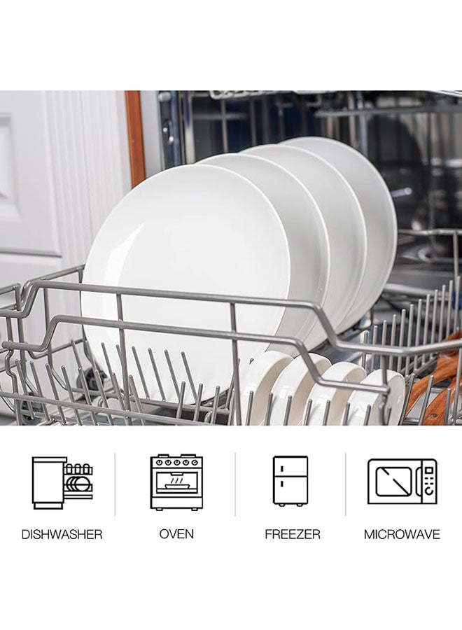 4 طبق بورسلين كبير - Image 2