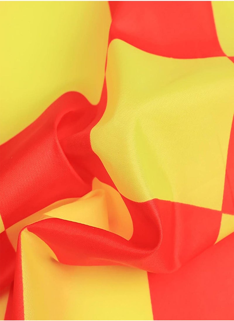 GGOOT - 2 Pcs Referee Flag Waterproof,2PCS Soccer Ref Flags | Football Referee Flags Metal Pole Foam Handle, Soccer Ref Flags for Sports Match - Image 1