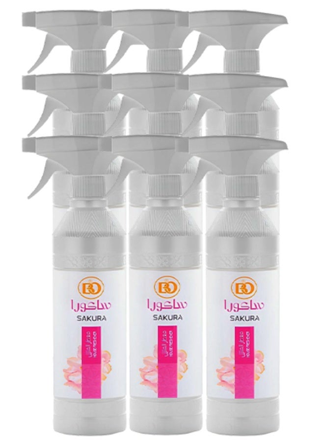 Banafa 9 Pieces Sakura House Freshener 500ml - Image 1
