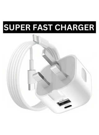 For iPhone 14 13 12 11 Pro XR XS Fast Charging 20W USB-C PD Plug Charger & Cable - pzsku/Z8F673140ECD845BD3923Z/45/_/1713089764/be17b495-fc63-47a5-a36b-23d63ccf4551