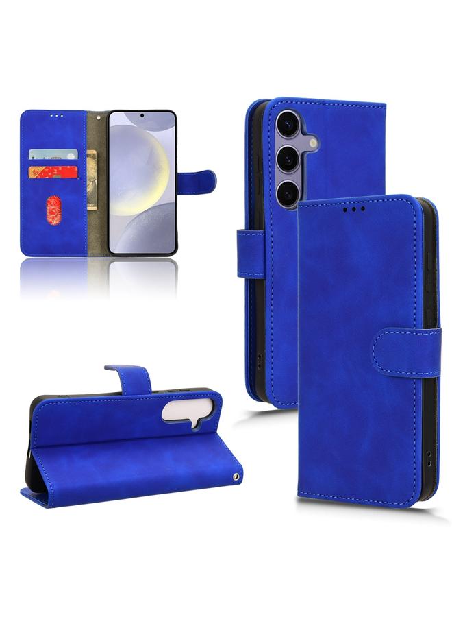 S-TOP Case For Samsung Galaxy S24 5G Skin Feel Magnetic Flip Leather Phone Case - Image 1