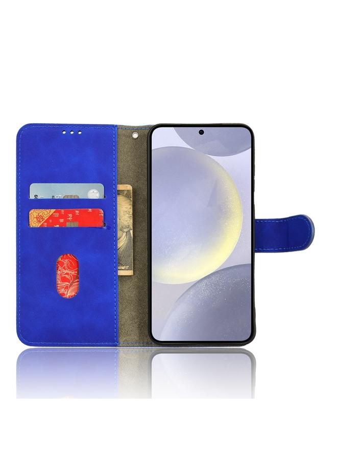 S-TOP Case For Samsung Galaxy S24 5G Skin Feel Magnetic Flip Leather Phone Case - Image 4