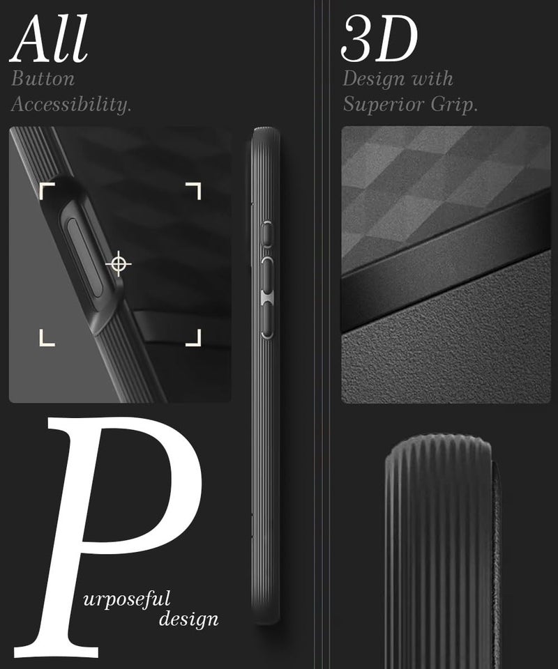 WOW IMAGINE Back Cover for Realme P4 5G with Hexa Cube Design | Ultra Slim Soft Rubberised Case | Inner Velvet Fabric | Matte Silicone Flexible Mobile Case | Camera Protection - Black - Image 5