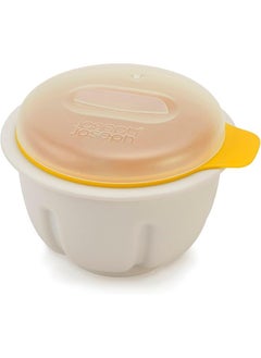 M Poach Microwave Egg Poacher White Yellow One Size 20123