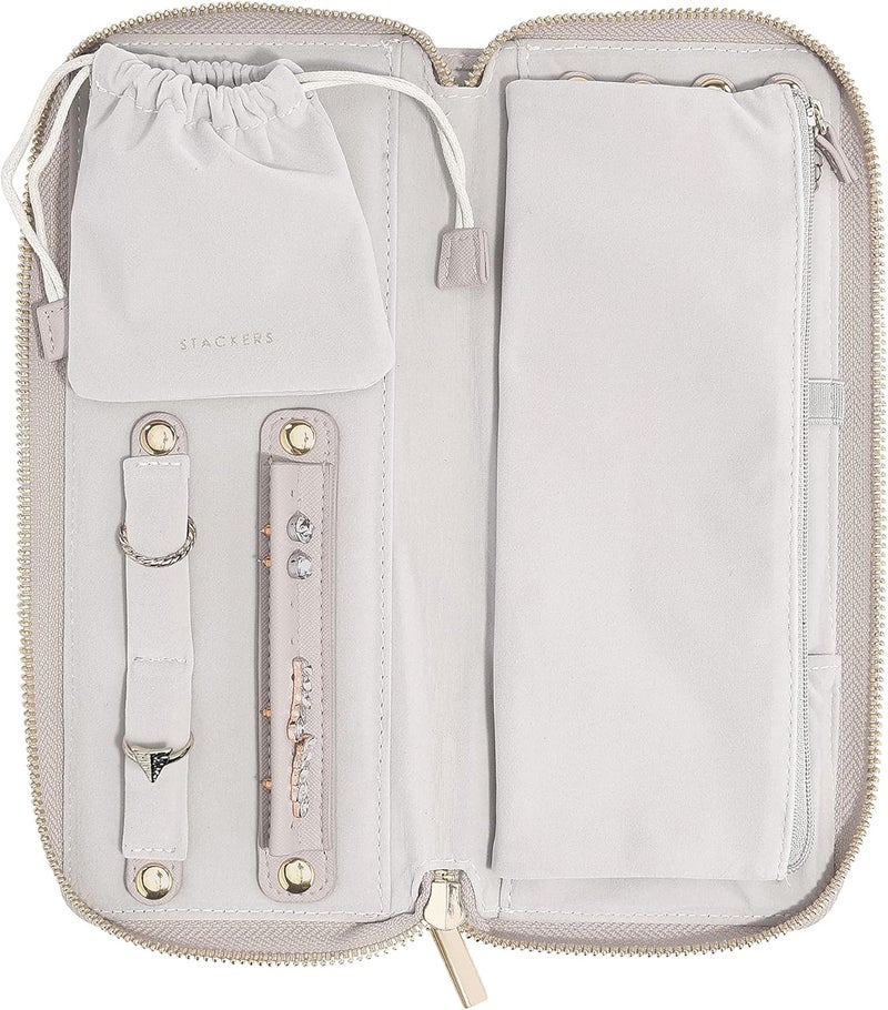 Stackers Taupe Jewellery Roll - Image 1