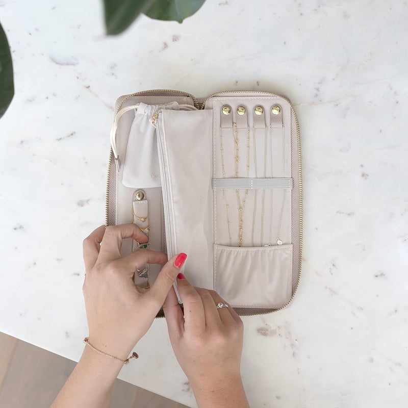 Stackers Taupe Jewellery Roll - Image 2