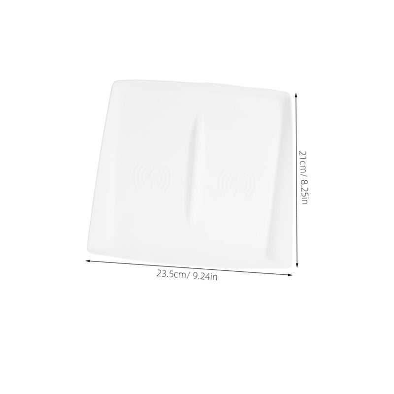 Soft Rubber Center Console Mat Nonslip Dashboard Pad for Wireless Charging - Image 3
