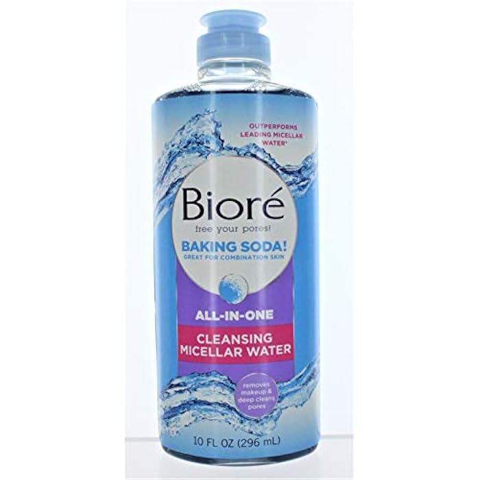 Bioré Biore Baking Soda Cleanser, Micellar Water 10 Ounce (296ml) (Pack of 1) - Image 1