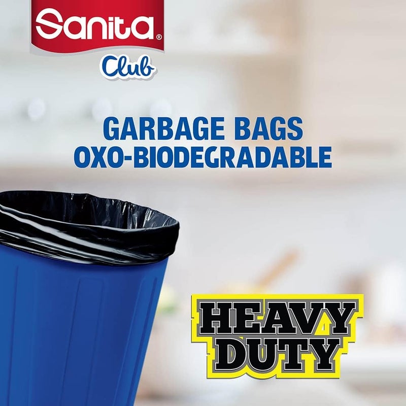 Sanita Club Garbage Bags Oxo-Biodegradable Large 50 Gallons Size 76 x 95cms 20pcs - Image 3