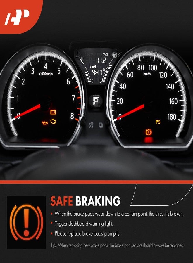 A-Premium Brake Pad Wear Sensors Compatible with Land Rover Range Rover Sport 2006-2013 Front Left and Right 2-PC Set - Image 5