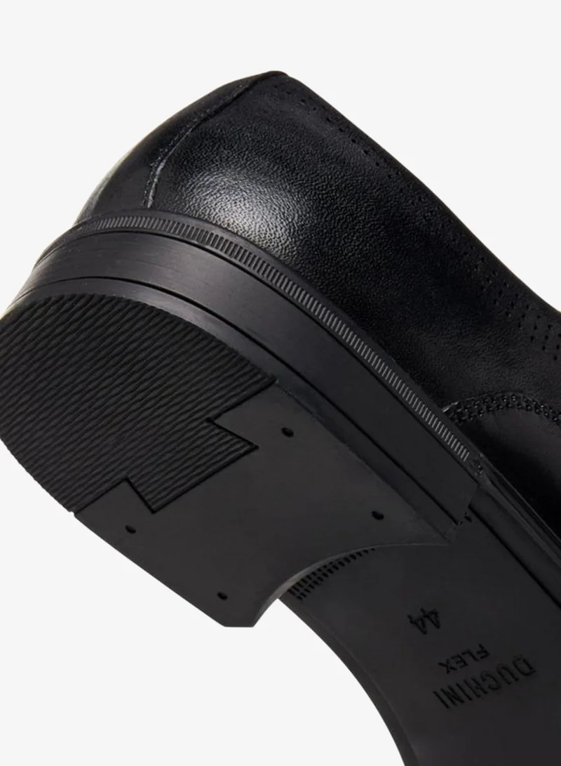 DUCHINI Black Men Lace-Up Leather Derby Shoes for Men | Best Price UAE