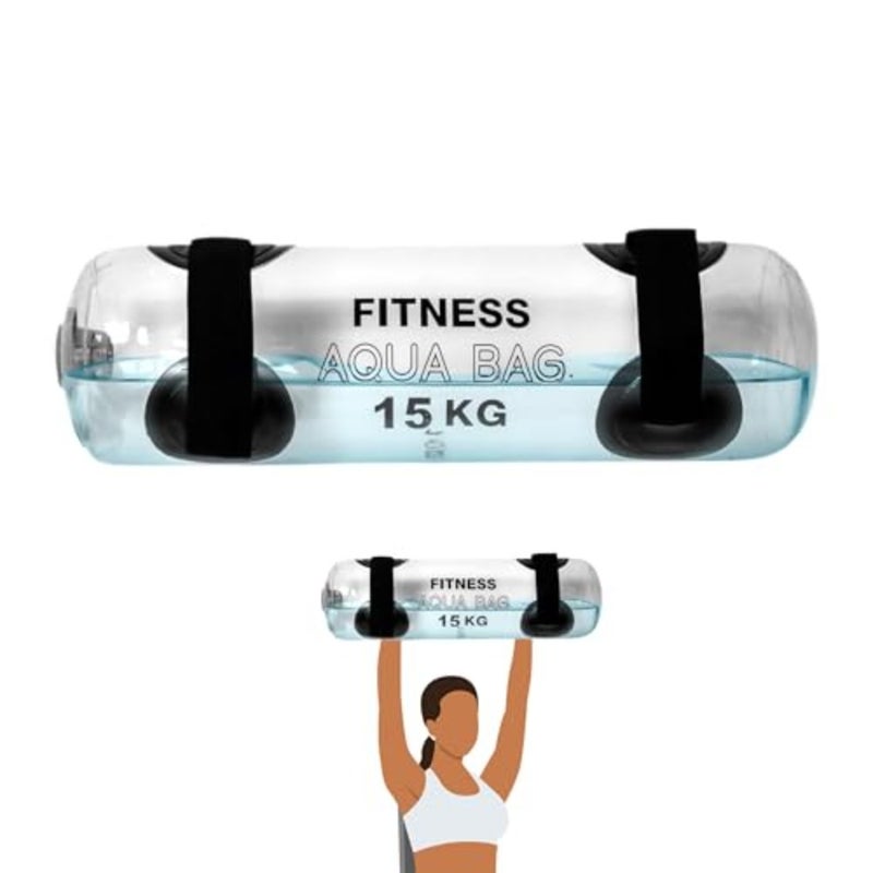 Water Weight Bags, Aqua Training Equipment, Versatile Water Workout Bag, Max 33lbs/15kg, Ideal for Strength Training and Weight Training, Included Pump - Image 1