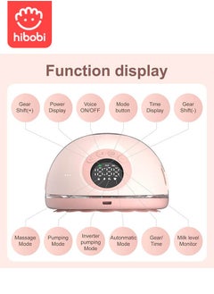 hibobi Wearable Breast Pump Hands-Free – Smart Electric Breastfeeding Pump with Voice Alerts & Milk Level Monitoring, Ultra-Quiet, Anti-Backflow, 4 Modes & 12 Levels per Mode (48 Suction Options), BPA-Free Soft Silicone, Portable & Rechargeable-2 Pack  - Image 4