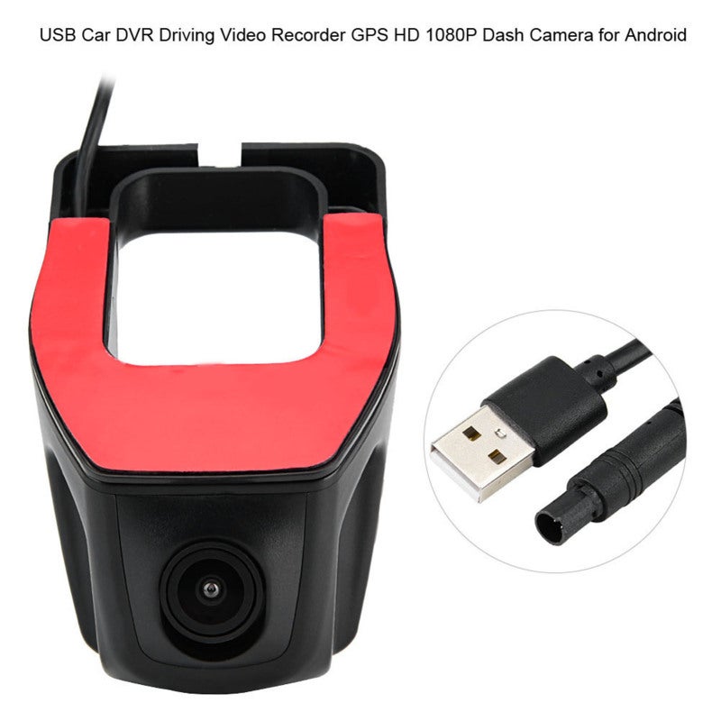 HD 1080P GPS Dash Camera Battery-free Design Plug and Play Driving Video Recorder - Real-time Viewing USB Digital Transmission Car DVR for Vehicle Driving Monitoring - Image 2