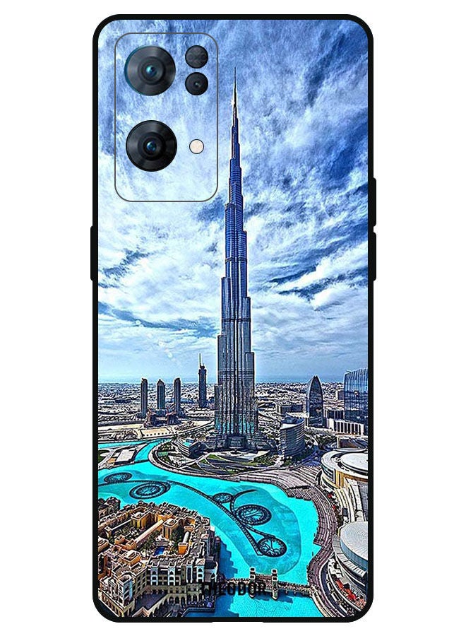 Theodor Protective Case Cover For OPPO Reno 7 PRO 5G   Burj Khalifa In Day - Image 1