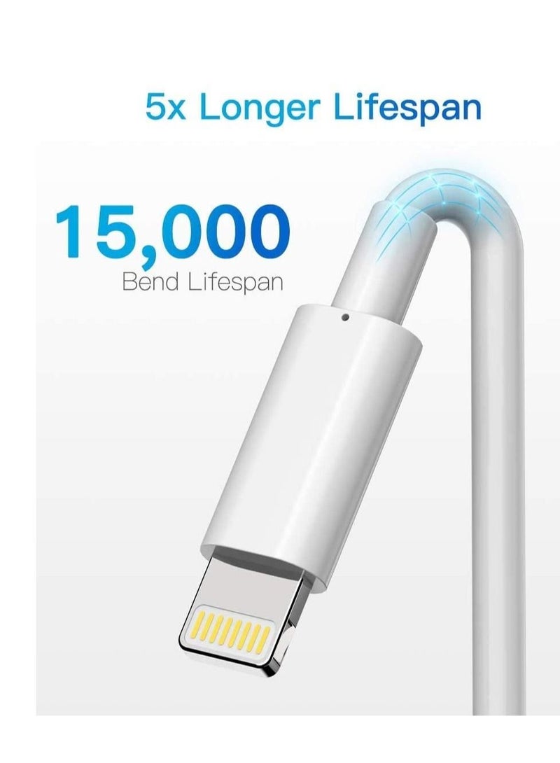 iPhone Charger Cable - Apple MFi Certified 3Pack 1M iPhone Charging Cable for iPhone SE 2020 11 Xs Max XR X 8 Plus 7 Plus 6 Plus 5s SE iPad Pro and More - Image 2