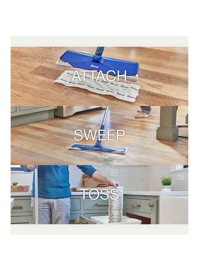 BONA 14-Piece Heavy Duty Disposable Sweeping Pads for Multi-Surface Floors White 42 x 12.5 cm AX0003639 - Image 4