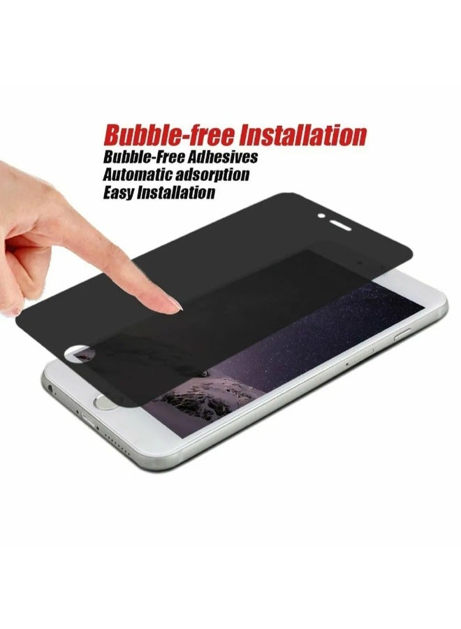 Privacy Screen Protector for iPhone 7/8 Plus, Glass 9H Hardness Tempered Glass Protector, Anti-Scratch, Anti-Spy, HD Clear, Military Grade Protection by S-TOP
