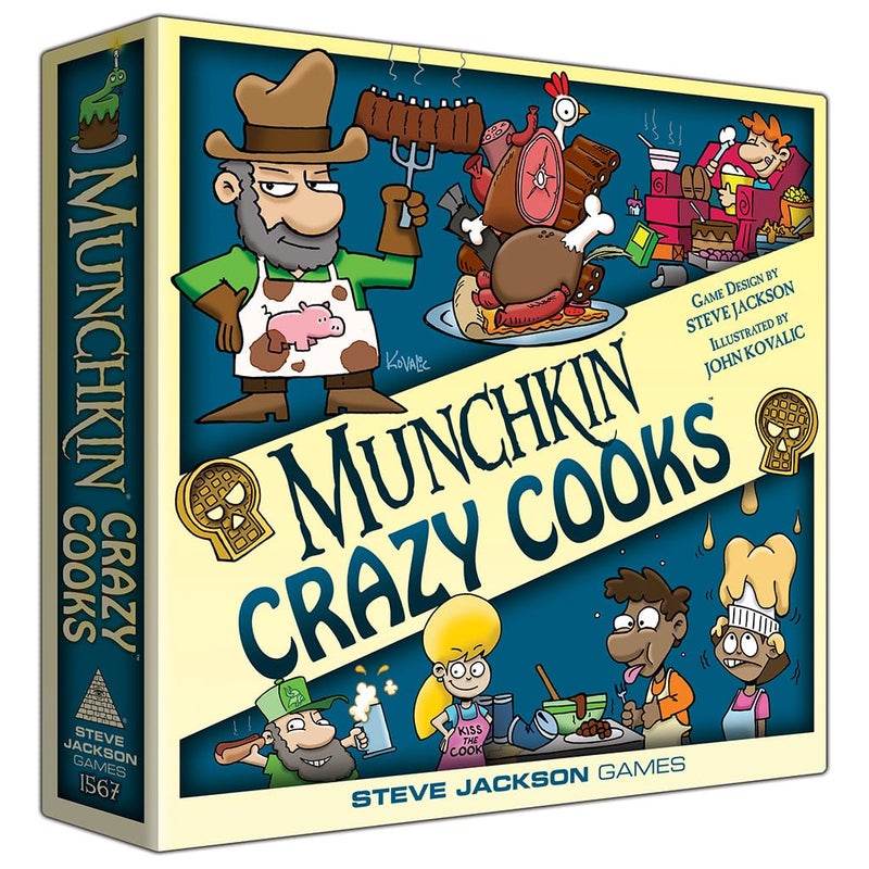 STEVE JACKSON GAMES Munchkin Crazy Cooks Board Game  Family Card and Board Game  Adult Kids  Family Game  Fantasy Adventure  Fantasy RPG  Ages 10  36 Players  Avg Play Time 120 Min  Steve Jackson Games - Image 2