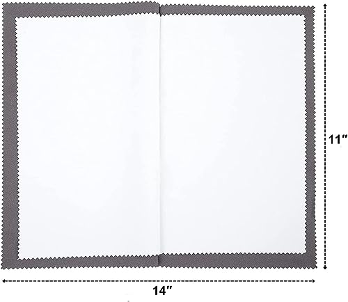 JARGOD Pro Size Silver Polishing Cloth Jewelry Cleaning Cloth 11" X 14" inches for Cleaning Gold, Silver and Platinum Jewelry Coins Watch, Keeps Jewelry Clean and Shining. (Pack of 1) - Image 5