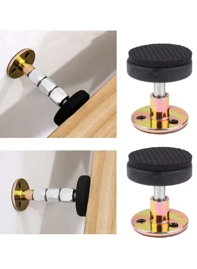 Adjustable bed frame threaded anti-sway fixer, bed frame anti-sway tool, headboard stopper, bedside anti-sway telescopic support stabilizer, for bed cabinet sofa 30-40mm - Image 3