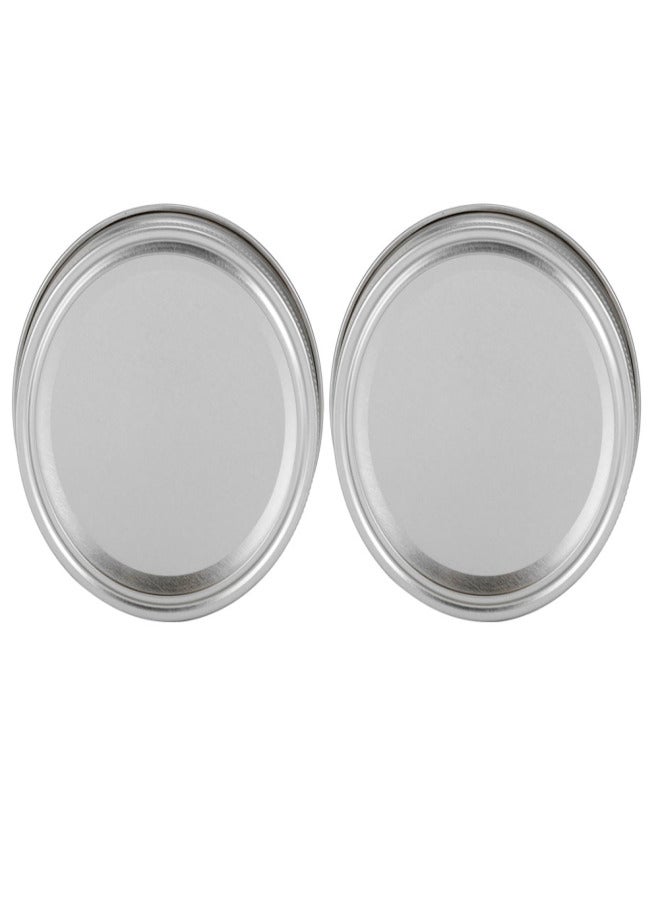 Split‑Type Glass Jar Canning Lids Round Food Container Sealing Cover Kitchen Accessory(10Pcs 86mm Silver Circular Ring+Cover Plate ) - Image 4
