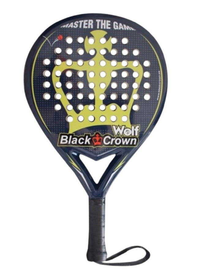 Black Crown Padel Racket Wolf