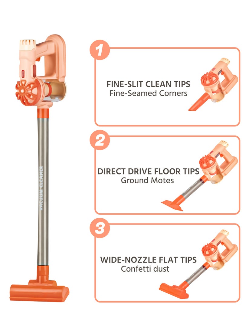 مجموعة ألعاب مكنسة كهربائية لاسلكية ، مكنسة كهربائية للأطفال المنزلية ، آمنة وغير خطرة ، ألعاب التدبير المنزلي حقا ، دع طفلك يحب التنظيف ، أفضل هدية للأولاد والبنات - Image 2