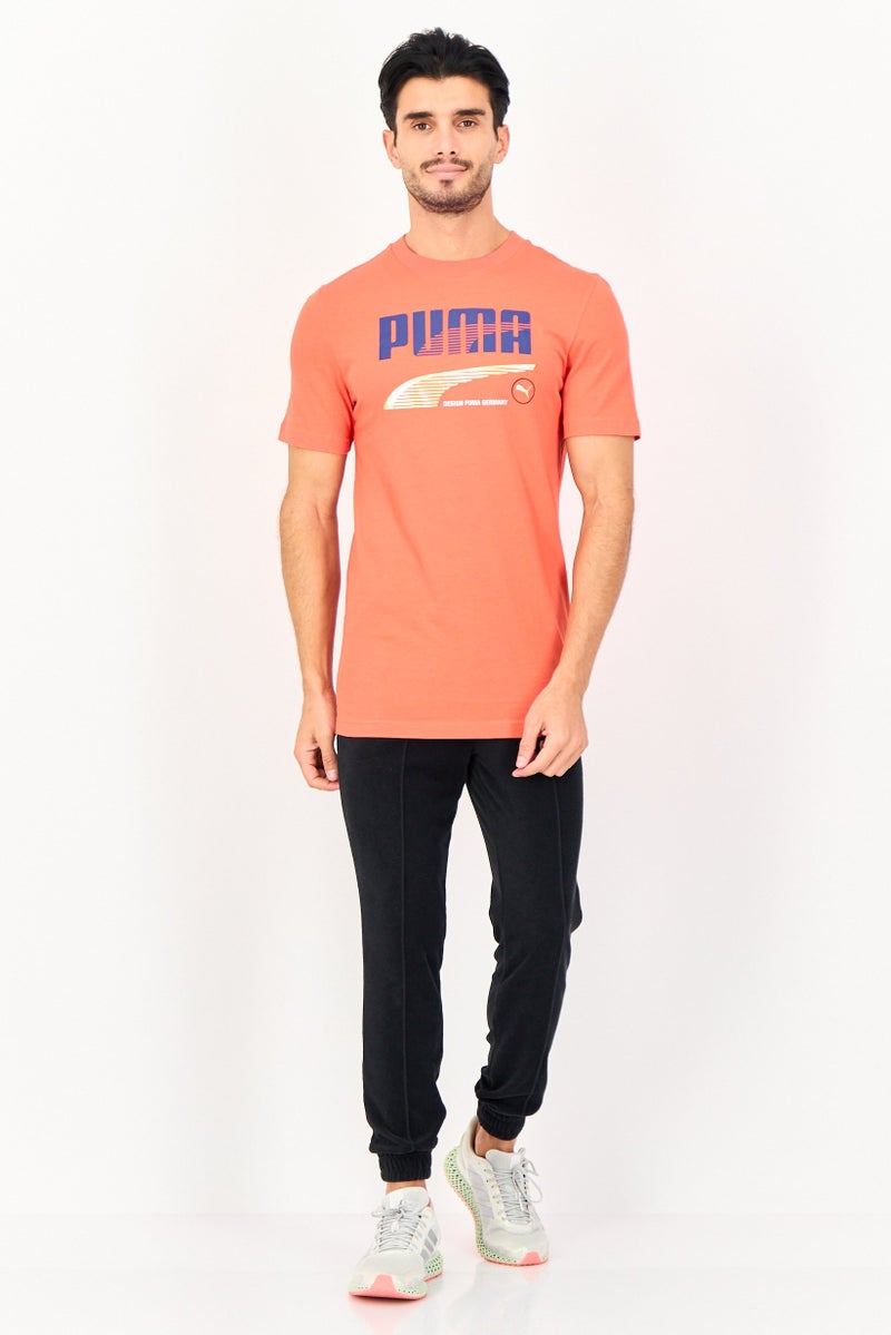 PUMA Men Sportswear Fit Short Sleeve Decor8 Outdoor T-Shirt, Red - Image 4