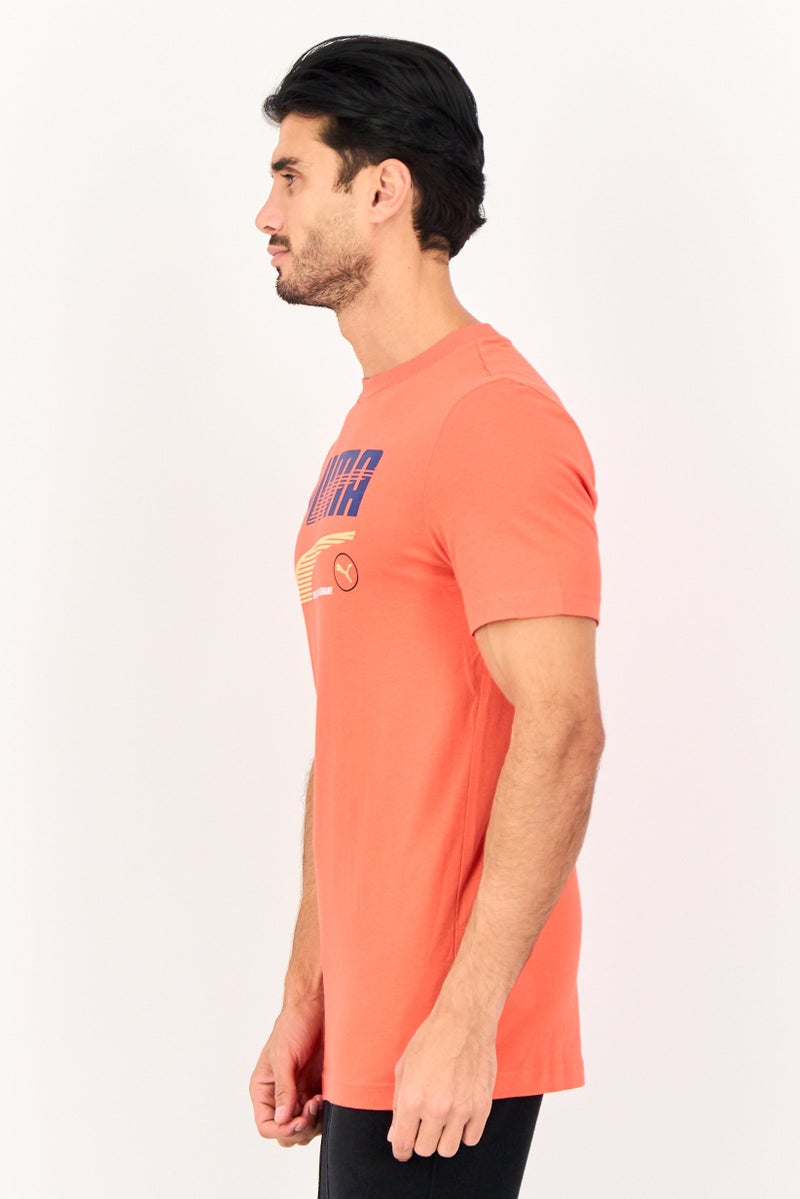 PUMA Men Sportswear Fit Short Sleeve Decor8 Outdoor T-Shirt, Red - Image 2