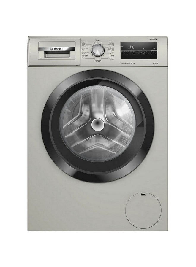 BOSCH Series 4 Front Load Washing Machine Silver and Black 8 kg JAH163B4WAN28283SA JAH163B4WAN28283SA Silver and Black - Image 1