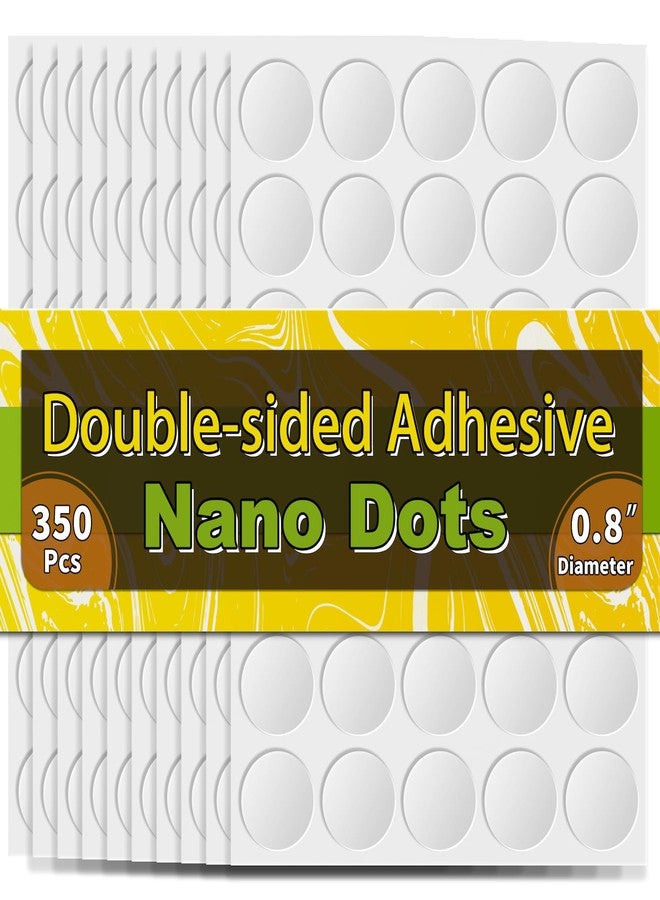 Piteno® 350Pcs Double Sided Adhesive Dots, 0.8" Clear Removable Sticky Adhesive Mounting Putty, Waterproof No Trace Dots Adhesive Putty for Poster Picture Festival Decoration Museum (20mm) - Image 1